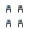 Manhattan Comfort Gansevoort Faux Leather Dining Chair in Pewter - Set of 4 2-DC051-PT - alternate 1
